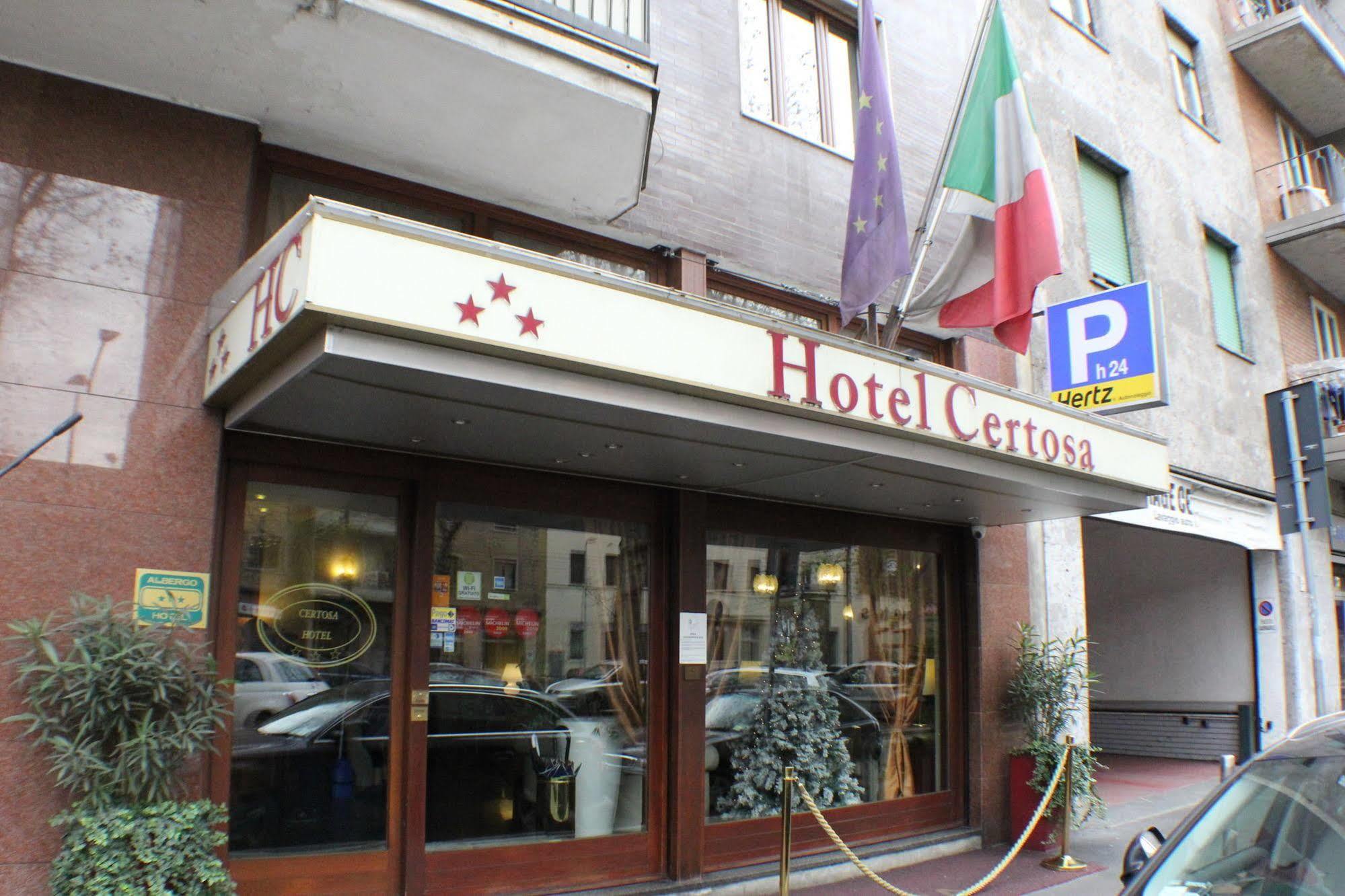 Certosa Hotel Milánó Kültér fotó